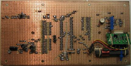 Lötseite der Controller-Platine